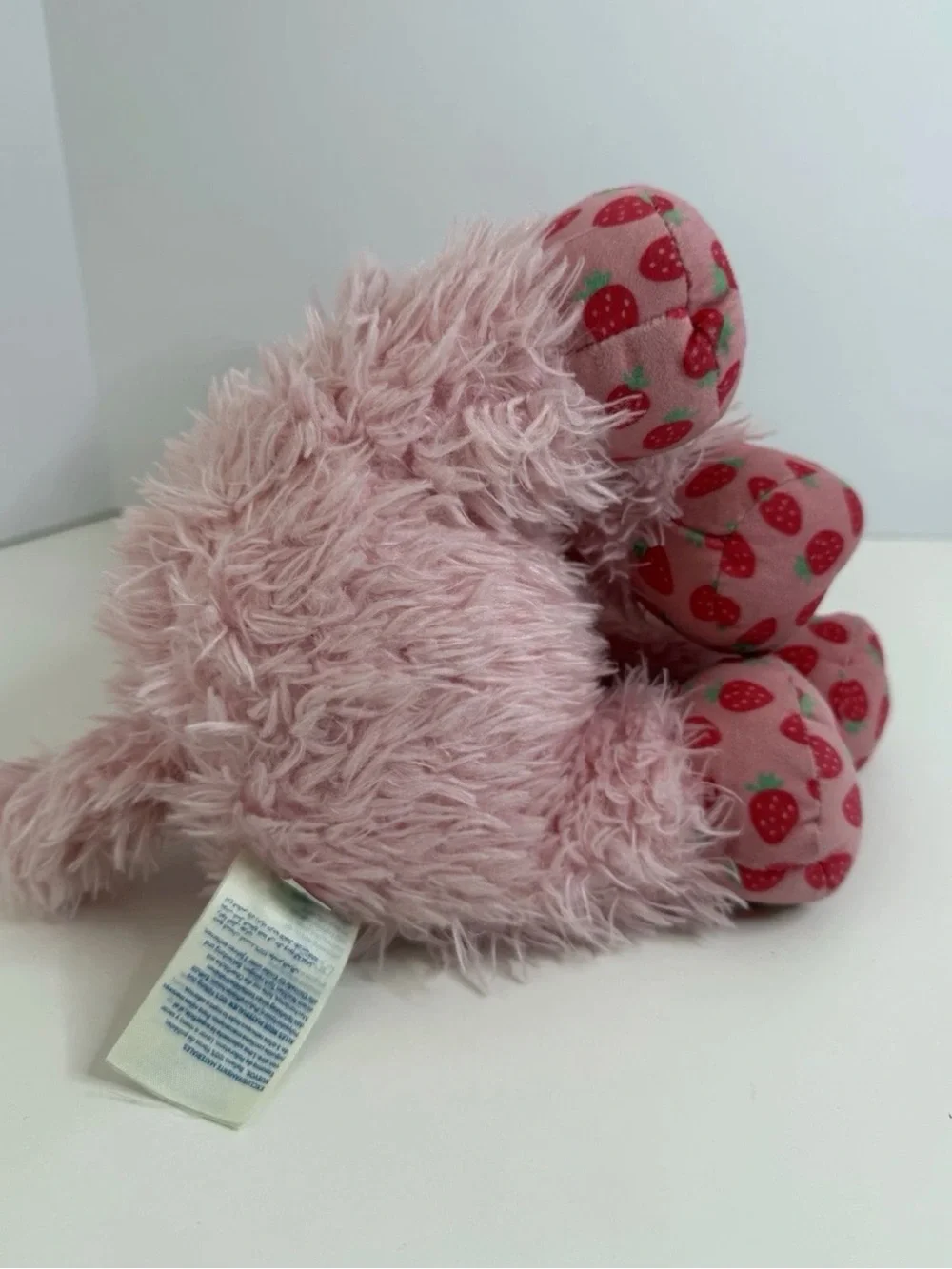 Build A Bear BAB Strawberry Highland Cow Stuffed Animal Pink Plush 2024 Rare